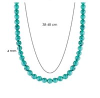 Collana Ti Sento Milano Donna in Argento Turchese 3916TQ/42 - 3916TQ/42